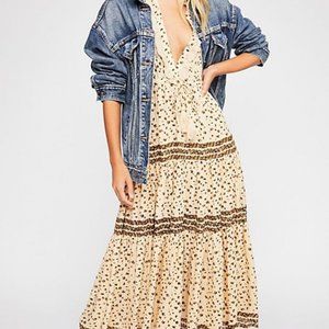 Free People Cream Rare Feelings Maxi Dress